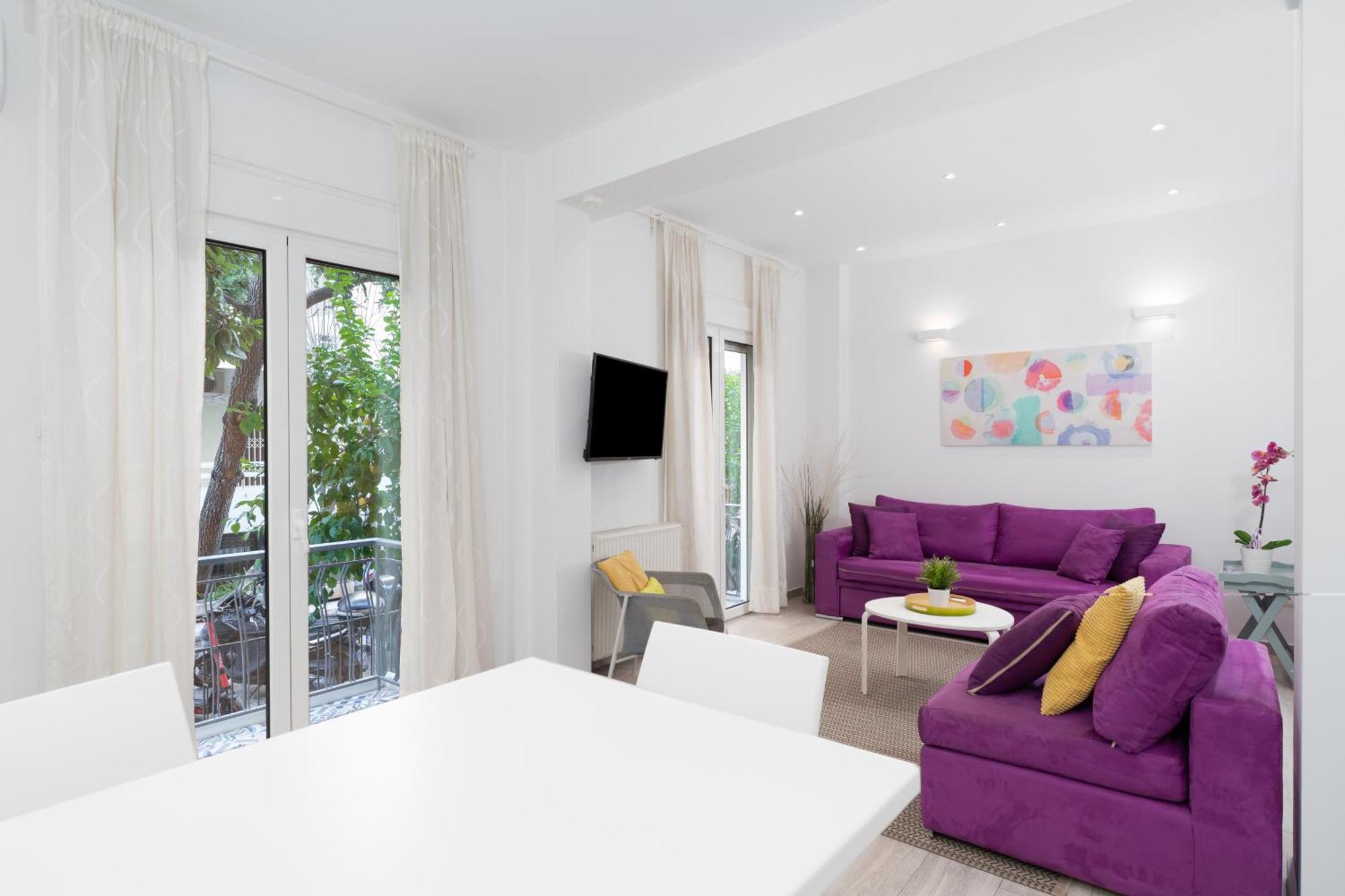 Spacious Modern Apartment In Athens Near Metro Luaran gambar